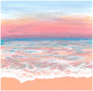 Sunset In Paradise (Embellished) Print